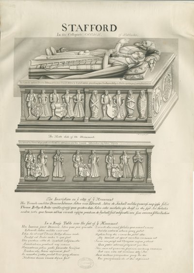 Stafford - Aston Monument in St. Mary