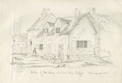 Stafford - Old Cottage in Back Walls by John Robert Fernyhough