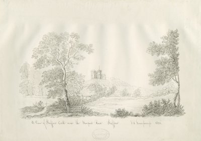 Stafford Castle - Near the Newport Road by John Robert Fernyhough