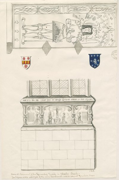 Uttoxeter Church - Monument of Kinnersley Family by John Robert Fernyhough