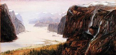 Aardals Sogne Fjord, Norway, A Morning in Early Summer by John Robert Mather