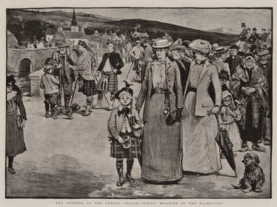 The Opening of the Grouse Season, Sunday Morning in the Highlands by John Robertson Reid