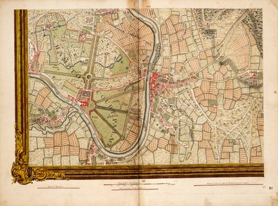 Sheet 16 from: An exact survey of the cities of London and Westminster, the Borough of Southwark, with the country near ten miles round by John Rocque