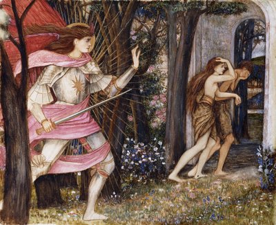 The Expulsion from the Garden of Eden by John Roddam Spencer Stanhope