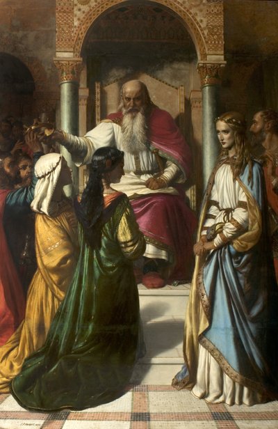 Lear and Cordelia by John Rogers Herbert