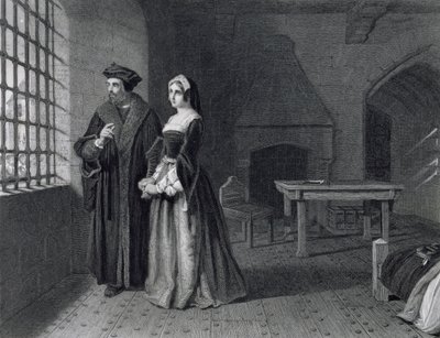 Sir Thomas More (1478-1535) Engraved by Outrim by John Rogers Herbert