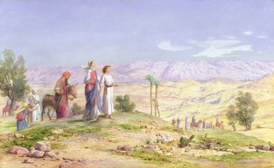 The Holy Family Approaching Jerusalem from Nazareth by John Rogers Herbert