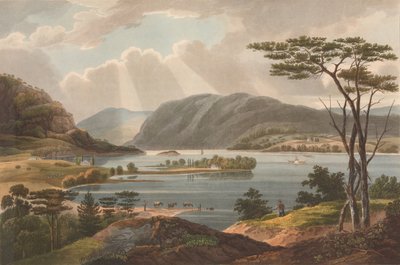 View from Fishkill Looking to West-Point No. 15 of The Hudson River Portfolio by John Rubens Smith