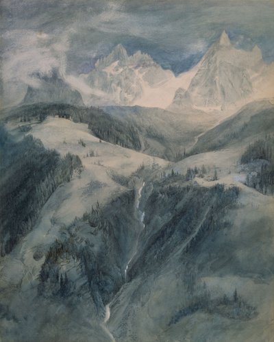 The Cascade of Madness, Chamonix by John Ruskin