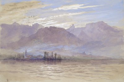 Morning in Spring, with north-east Wind, at Vevey by John Ruskin