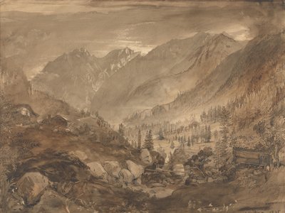 Mountain Landscape, Macugnaga by John Ruskin