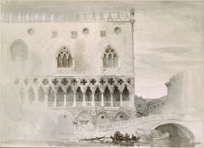 The Exterior of the Ducal Palace, Venice by John Ruskin