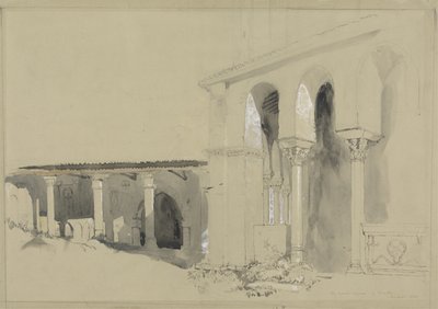 The Great Square at Torcello, 1850 by John Ruskin