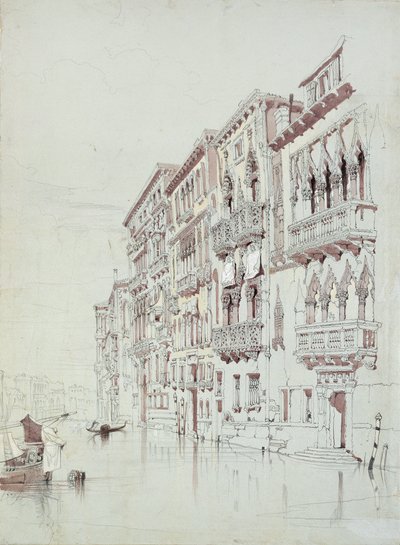 The Palazzo Contarini-Fasan, Venice, 6 - 16 May 1841 by John Ruskin