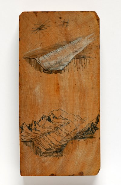 The Trench of the Valley of Chamonix and the Peaks above the Trench by John Ruskin