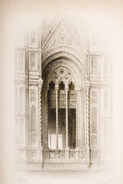 Tracery from the Campanile of Giotto, Florence, from 