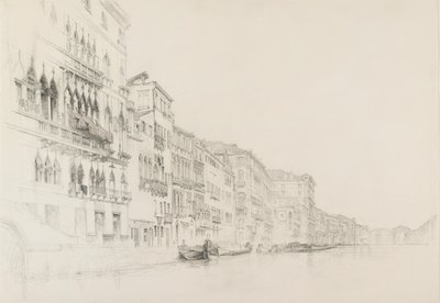 View from the Palazzo Bembo to the Palazzo Grimani, Venice by John Ruskin