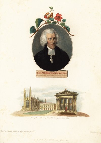 Thomas Martyn, Professor of Botany, Cambridge University by John Russel