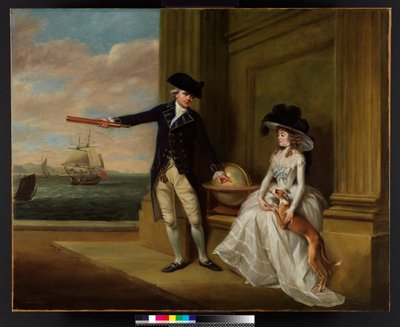 Portrait of Captain and Mrs Hardcastle by John Russell