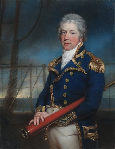 Portrait of Rear Admiral William Pierrepont by John Russell