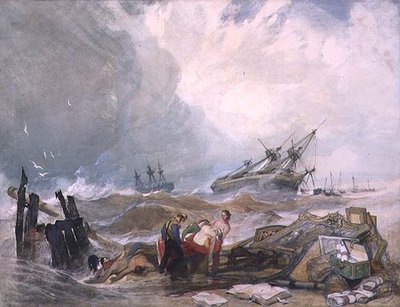 The Wreck of the Houghton Hall Pictures by John S. and Miles E. Cotman