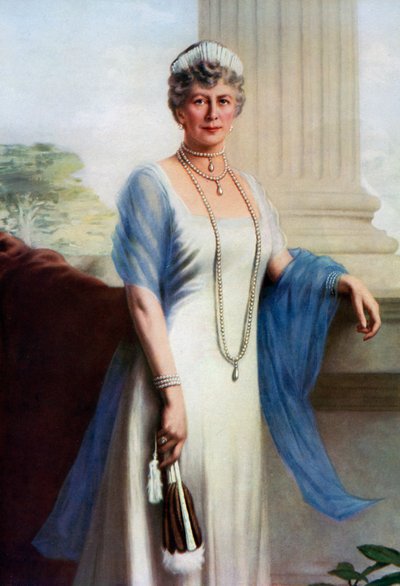 Mary of Teck, Queen Consort of George V of the United Kingdom by John Saint Helier Lander
