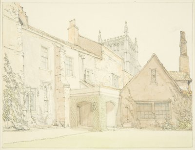 South Front Prebendal House in Lower College Green by John Sanders