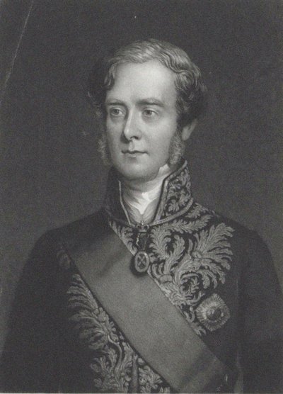 Portrait of George Villiers, 4th Earl of Clarendon by John Sartain