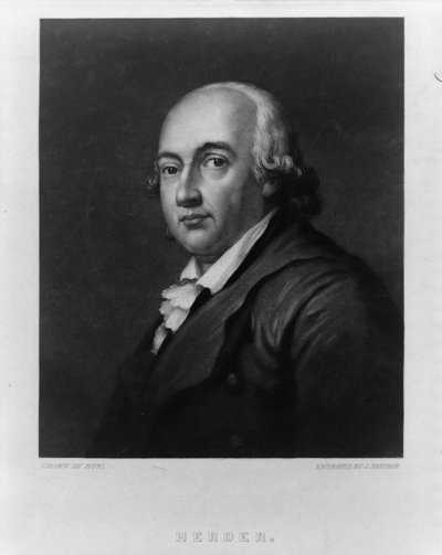 Portrait of Johann Gottfried Herder 1744-1803, Between 1828 and 1880 by John Sartain