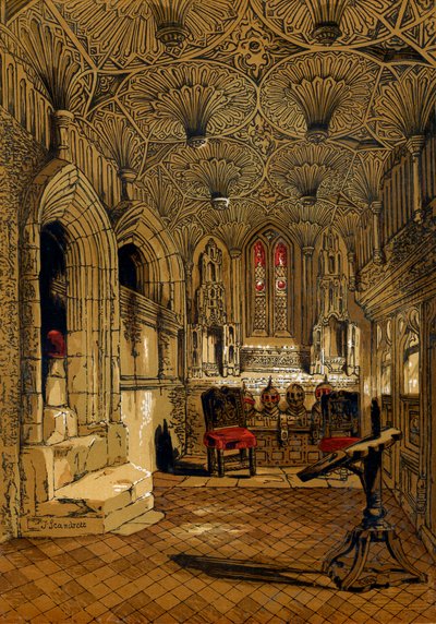 Chantry Chapel, Adjoining the Beauchamp Chapel, Warwick by John Scandrett Harford