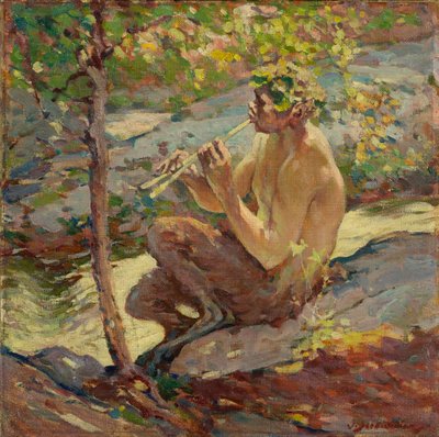 Faun, late 19th century to early 20th century by John Scott Williams