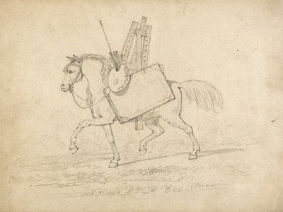A Horse loaded with Artist