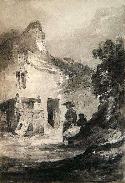An Old Cottage at Dolgelly by John Sell Cotman