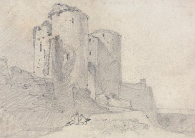Beeston Castle, Cheshire: Entrance to the Castle by John Sell Cotman