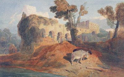 Buildwas Abbey by John Sell Cotman