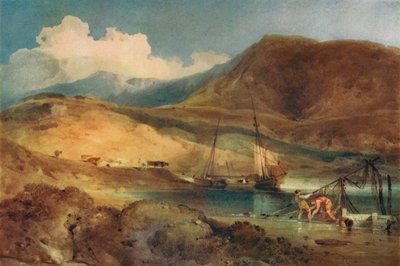 Cader Idris, from Barmouth Sands by John Sell Cotman