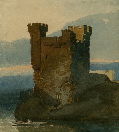 Castle by Water by John Sell Cotman