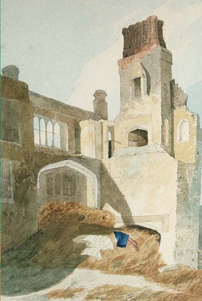 East Barsham Hall by John Sell Cotman
