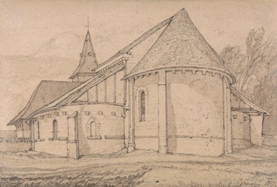 East End of the Abbey Church of St. Paul at Rouen, Normandy by John Sell Cotman