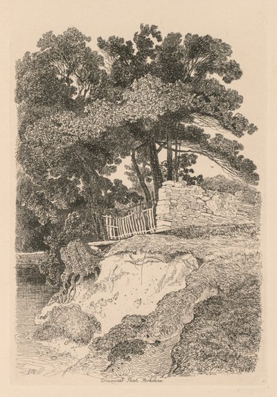 Liber Studiorum: Plate 13, Duncomb Park, Yorkshire: No. 5 by John Sell Cotman