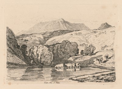 Liber Studiorum: Plate 15, Cader Iris, North Wales, 1838 by John Sell Cotman