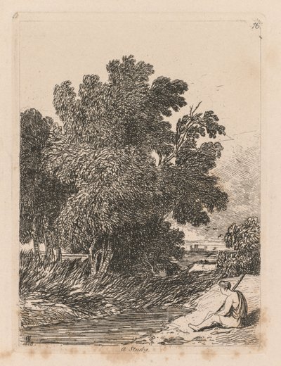 Liber Studiorum: Plate 16, A Study by John Sell Cotman