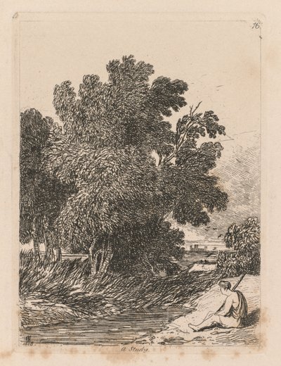 Liber Studiorum: Plate 16, A Study by John Sell Cotman