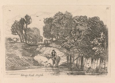 Liber Studiorum: Plate 20, Felbrigg Heath, Norfolk by John Sell Cotman