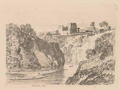 Liber Studiorum: Plate 27, Kilgarren Castle, N. Wales, 1838 by John Sell Cotman