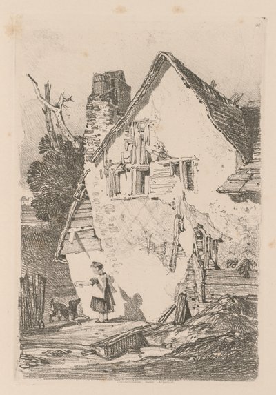 Liber Studiorum: Plate 40, Lakenham, Near Norwich by John Sell Cotman