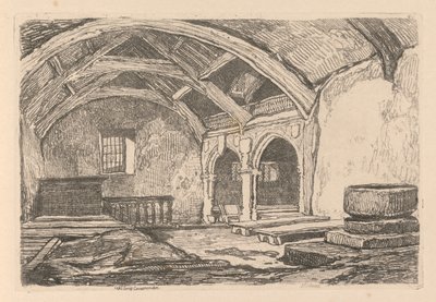 Liber Studiorum: Plate 42, Capel Carrig, Caernarvonshire, 1838 by John Sell Cotman