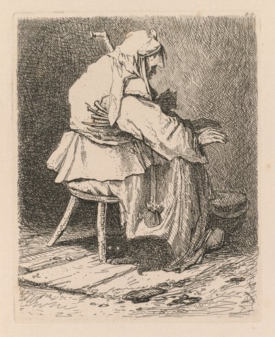Liber Studiorum: Plate 44, Sketch after Rembrandt by John Sell Cotman