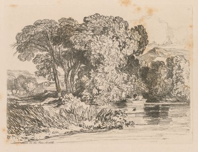 Liber Studiorum: Plate 4, View on the Yare, Norfolk by John Sell Cotman