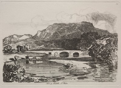 Liber Studiorum: Tan y Beolch, North Wales by John Sell Cotman